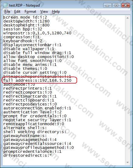 Uzak Masaüstü Bağlantısı - Notepad Uzak Masaüstü Bağlantısı - Notepad