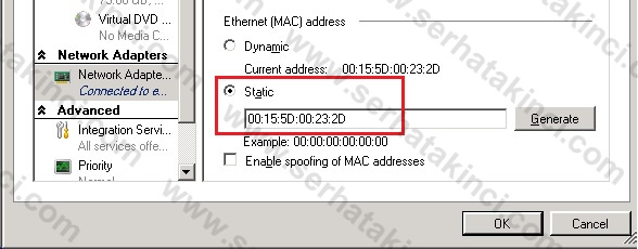 Static MAC Address