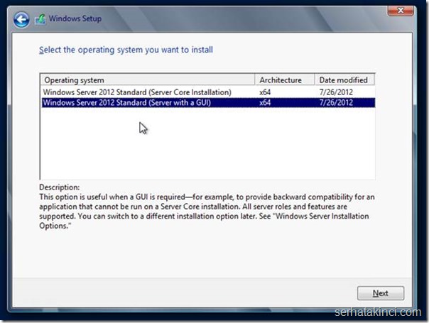Windows Server Kurulumu - Adım 6