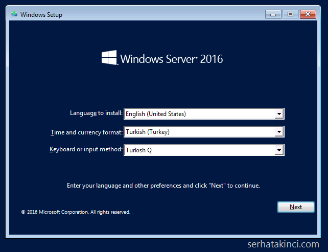 windows-server-2016-kurulumu-adim1